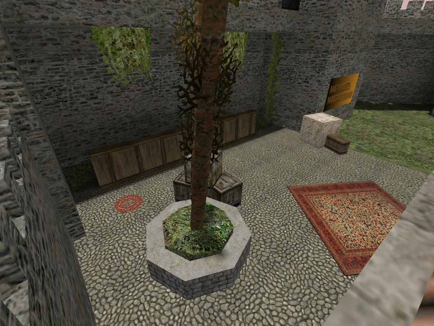 Скриншот  Карта de_stronghold для CS 1.6 - Тактические особенности и стратегии