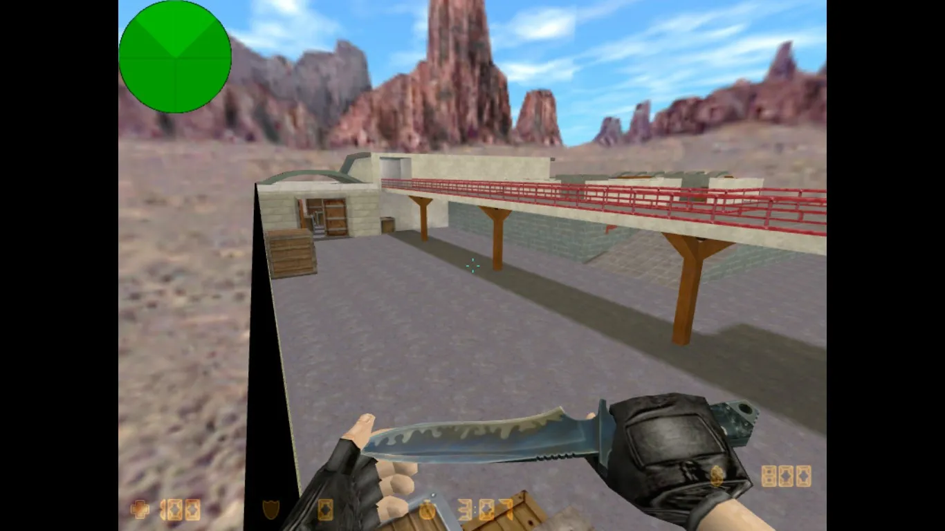 Скриншот  Карта de_melik для CS 1.6: Тактические возможности и баланс