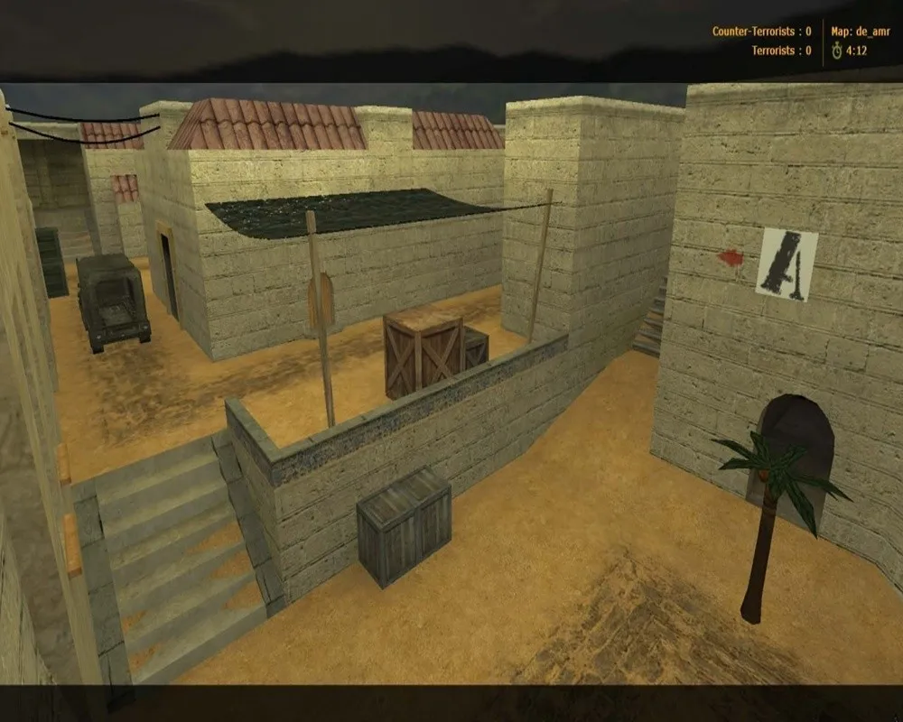 Скриншот  Карта de_amr для CS 1.6: точки, ротации, .nav для ботов и оптимизация wpoly/epoly