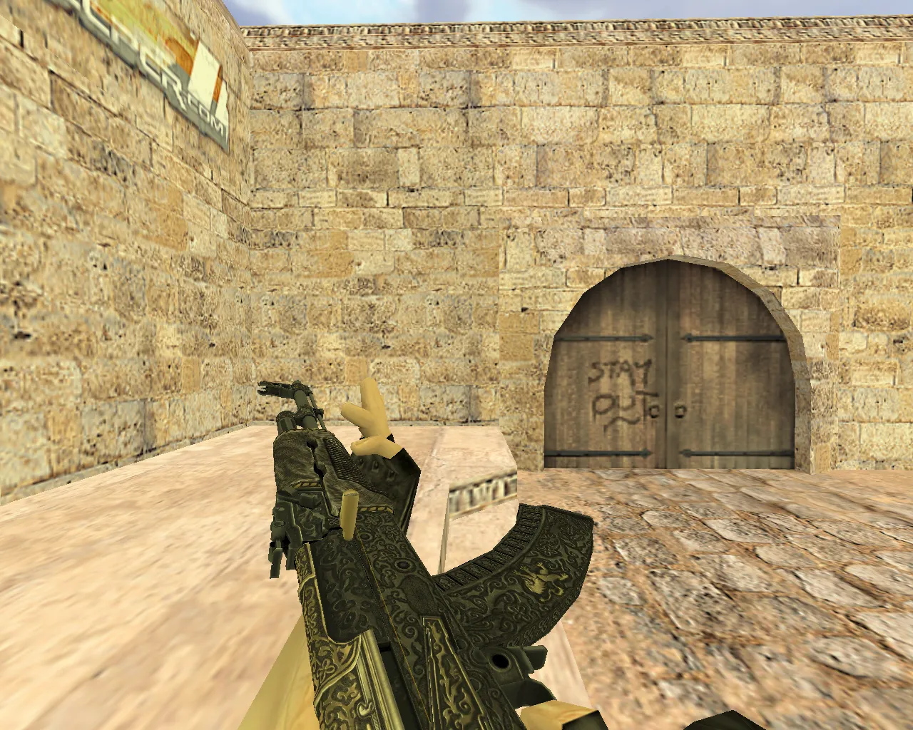 Скриншот Модель АК-47 «Гордость» для CS 1.6: v_ и p_ модели, звуки, анимация осмотра и качество текстур