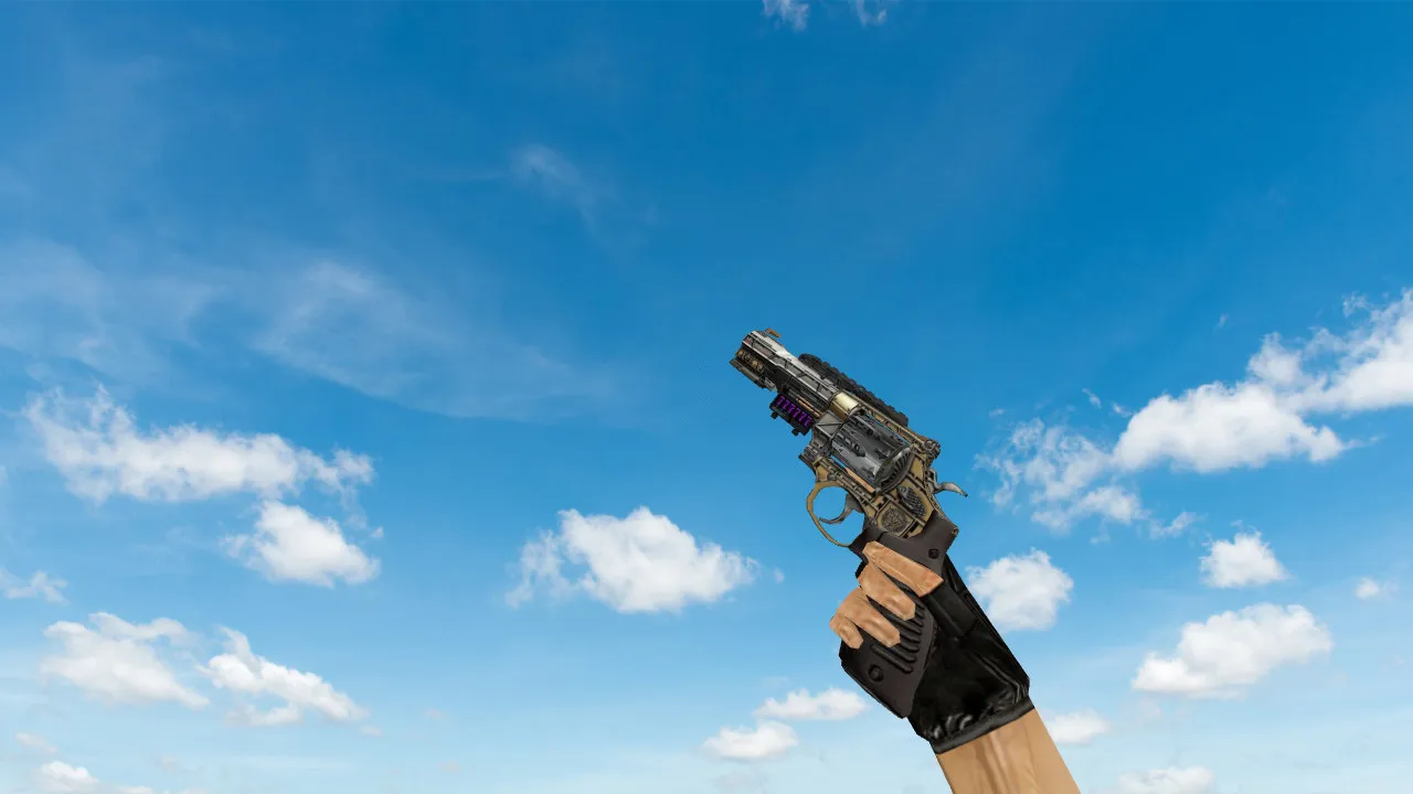Скриншот Модель R8 Revolver «Большая пушка» для CS 1.6 - Качественные текстуры и анимации