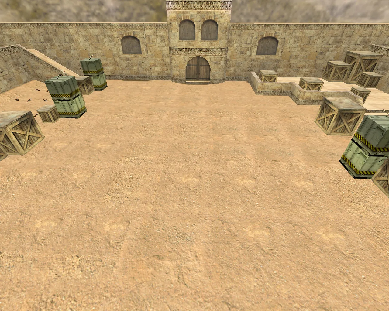 Скриншот  aim_map для CS 1.6: разбор карты, точки для тренировки и настройка ботов