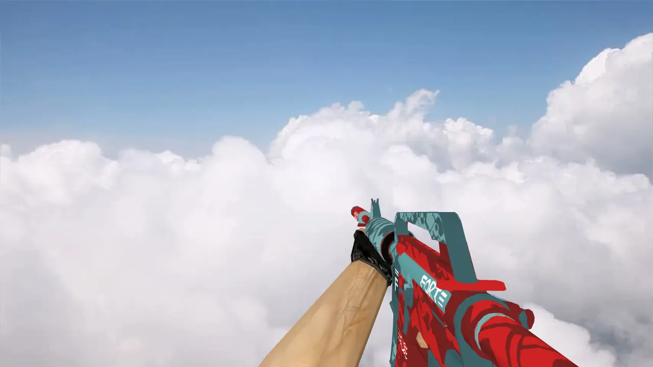 Скриншот Модель «M4A1 Forte» v_m4a1_forte p_m4a1_forte w_m4a1_forte для CS 1.6: звук, анимация осмотра, текстуры