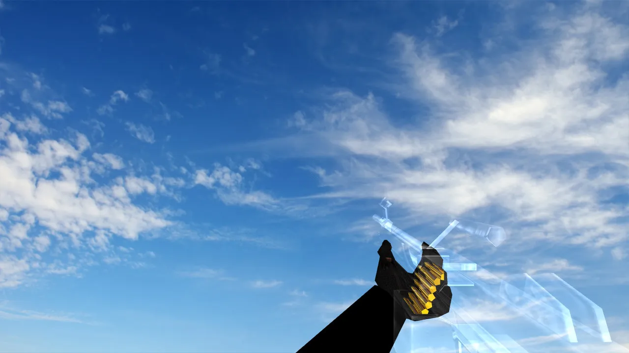 Скриншот  Пак прозрачных моделей оружия v_ п_ w_ для CS 1.6: звуки, анимация осмотра, качество текстур