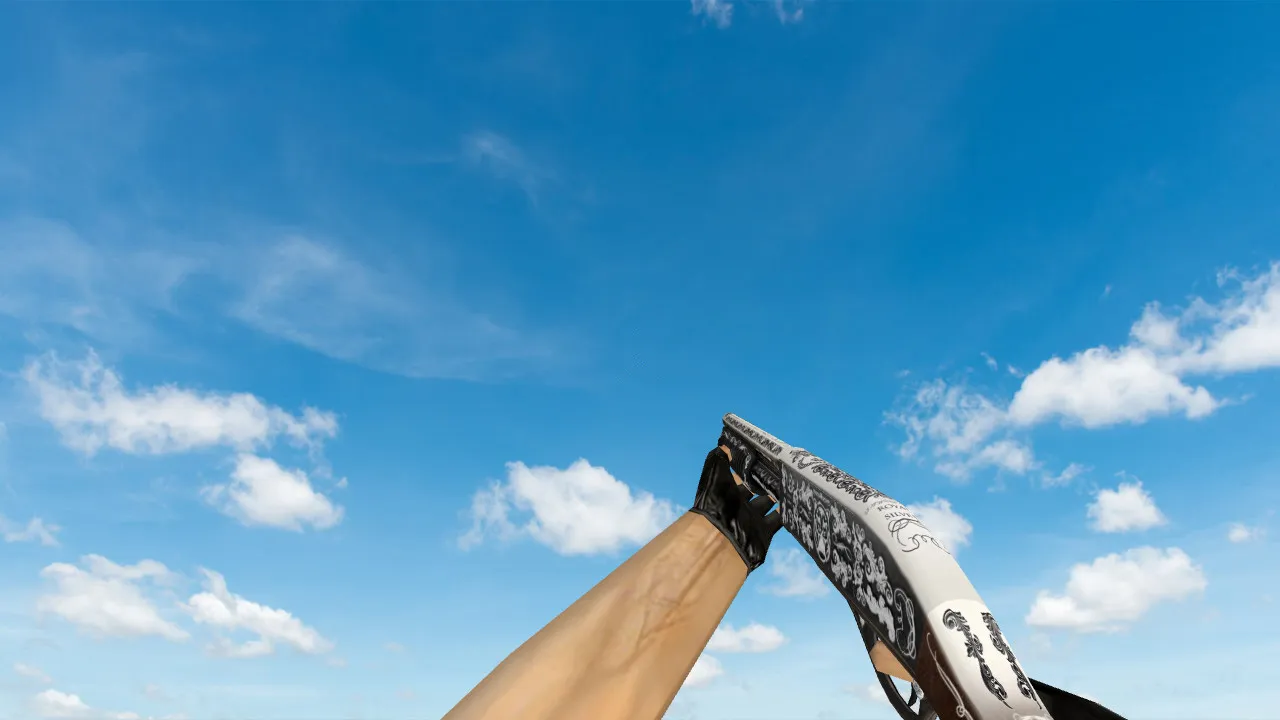 Скриншот Модель «Sawed-off «Королевское серебро»» для CS 1.6
