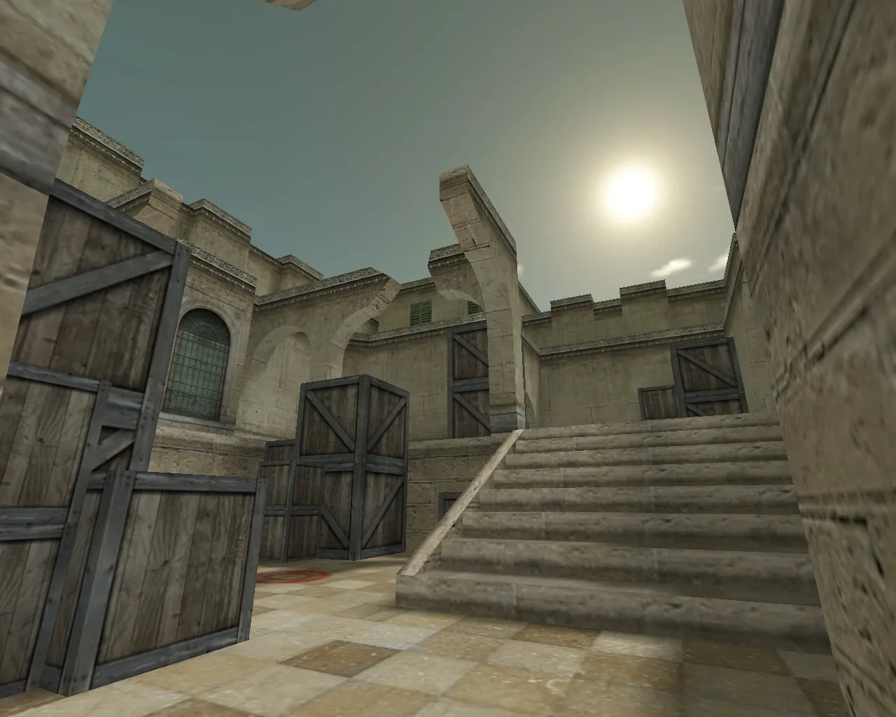 Скриншот  Карта de_transit для CS 1.6 – тактика и особенности