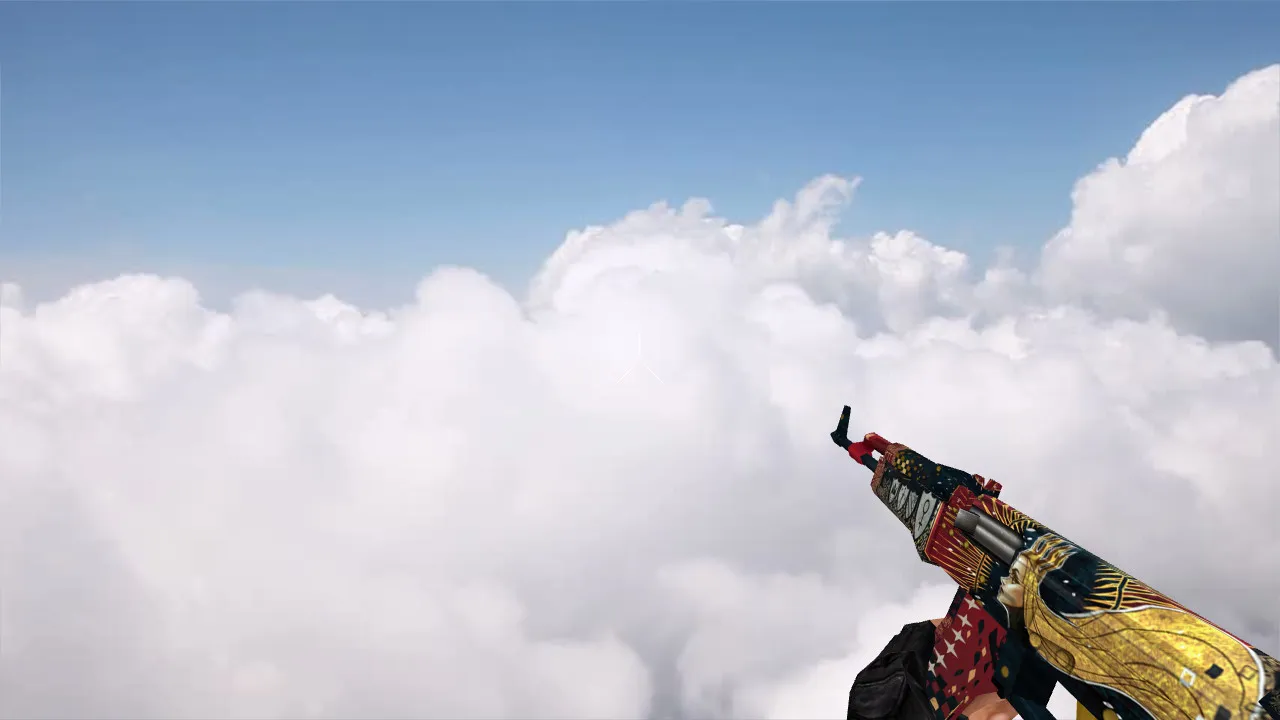 Скриншот Модель v_ak47 «Стандартный АК-47 Императрица» для CS 1.6: звуки, анимация осмотра, текстуры и v_/p_/w_