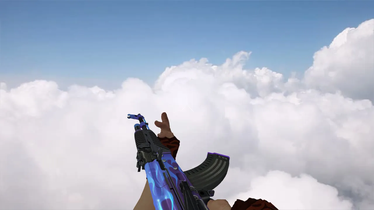 Скриншот Модель «AK-47 Road Hog Purple» (v_, p_, w_) для CS 1.6: звуки, осмотр, текстуры и настройка