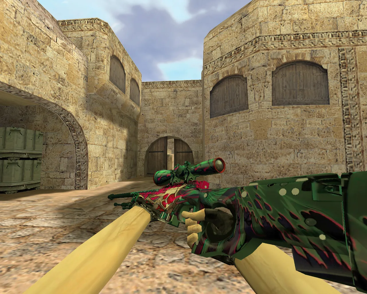 Скриншот Модель «AWP Тьма» для CS 1.6 - Уникальный скин для снайперской винтовки