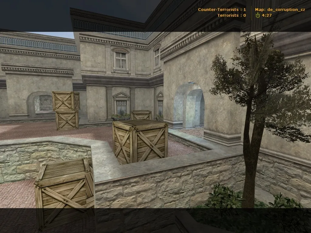 Скриншот  de_corruption_cz — карта для CS 1.6: точки, тактика за CT/T, оптимизация, .nav для ботов