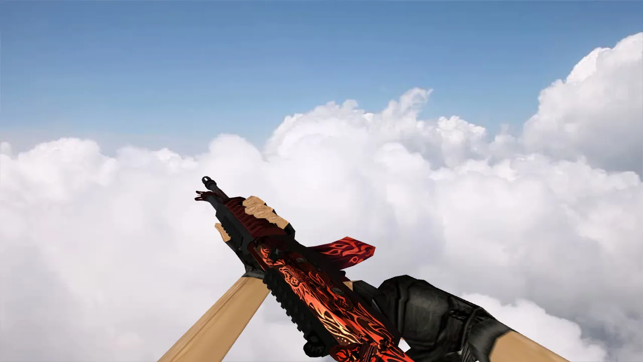 Скриншот Модель Galil Scorching Dragon для CS 1.6 - Уникальные текстуры и анимация
