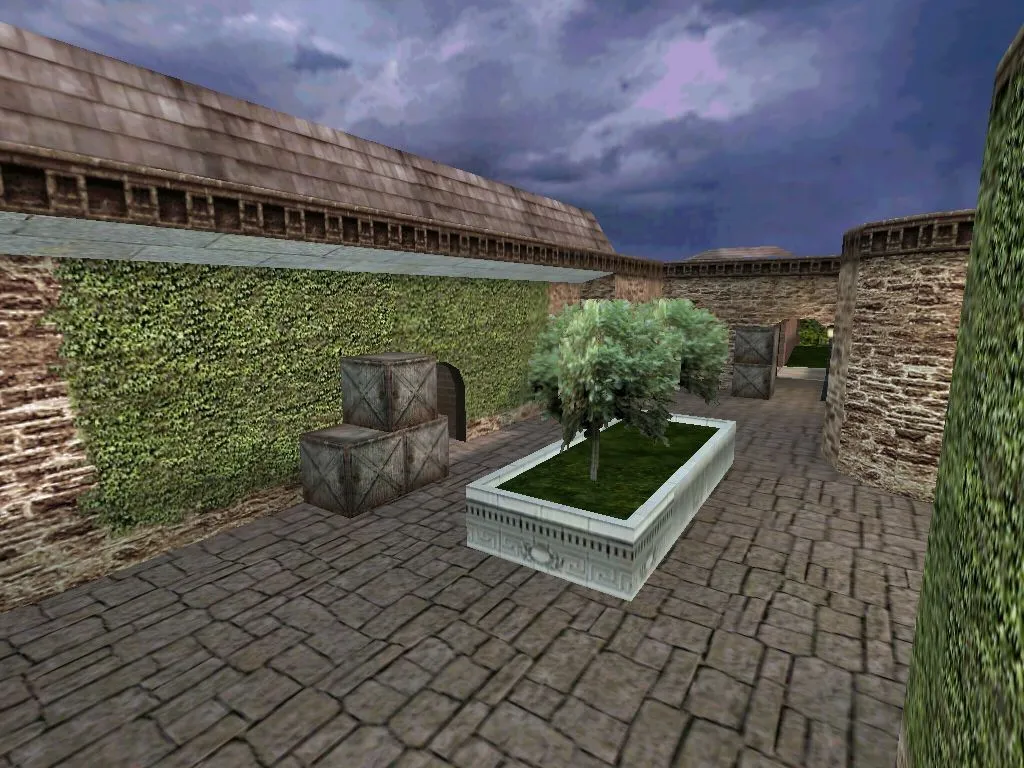 Скриншот  Карта de_seaside2k для CS 1.6 - Тактический анализ и особенности