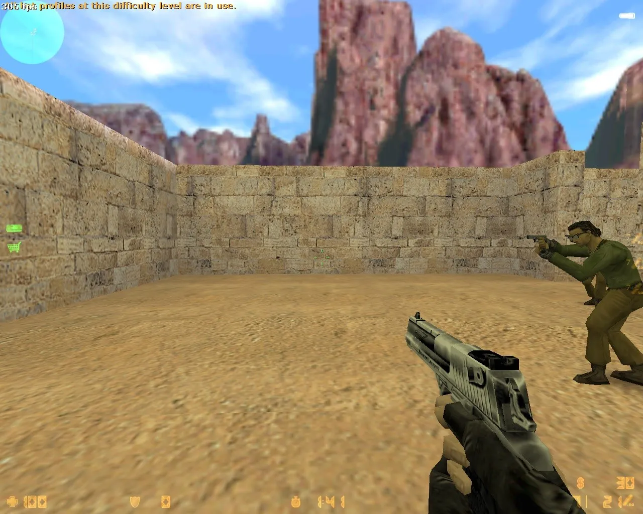 Скриншот  Карта de_dustywares для CS 1.6: точки, маршруты, .nav для ботов и оптимизация wpoly/epoly