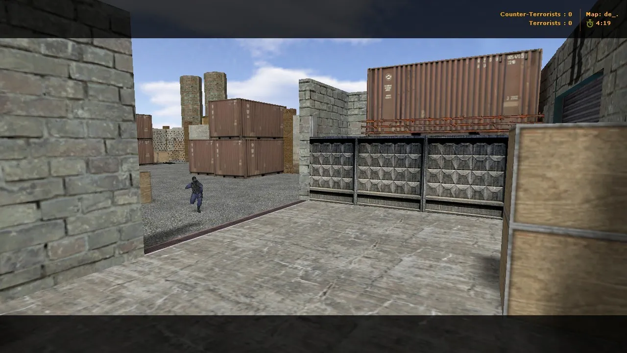 Скриншот  Карта de_storage для Counter-Strike 1.6: анализ и тактики