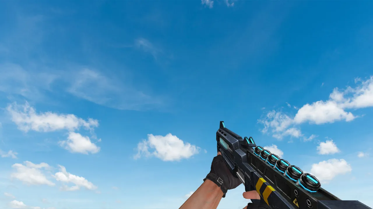 Скриншот Модель «CSO Rail Cannon» для CS 1.6 - Оружие с мощным дизайном