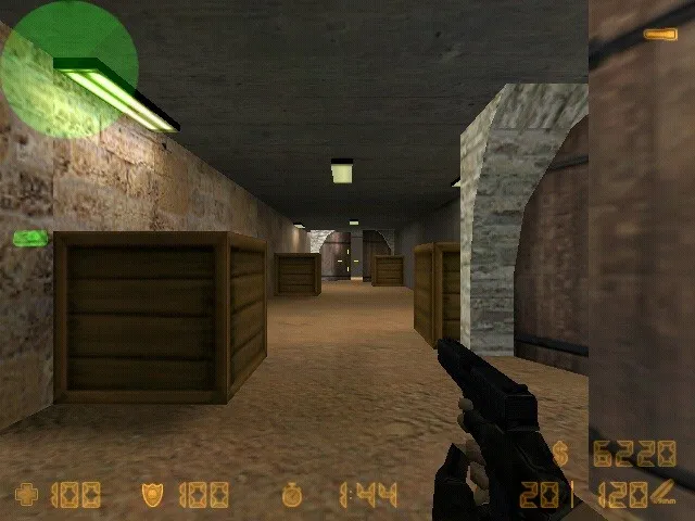 Скриншот de_dust3_mini для CS 1.6: мини-карта для бодрых раундов, точки, маршруты, .nav и оптимизация