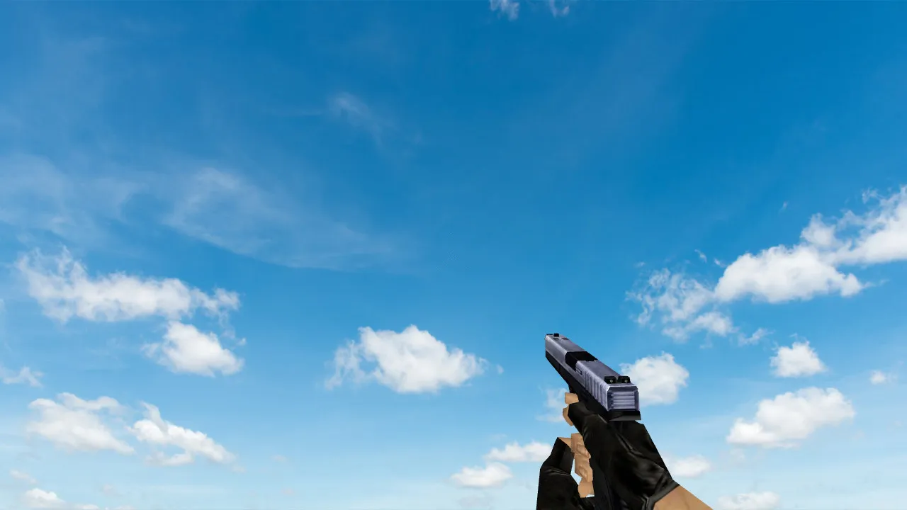 Скриншот Модель «Default Glock Blue Steel» для CS 1.6 - Скачай сейчас
