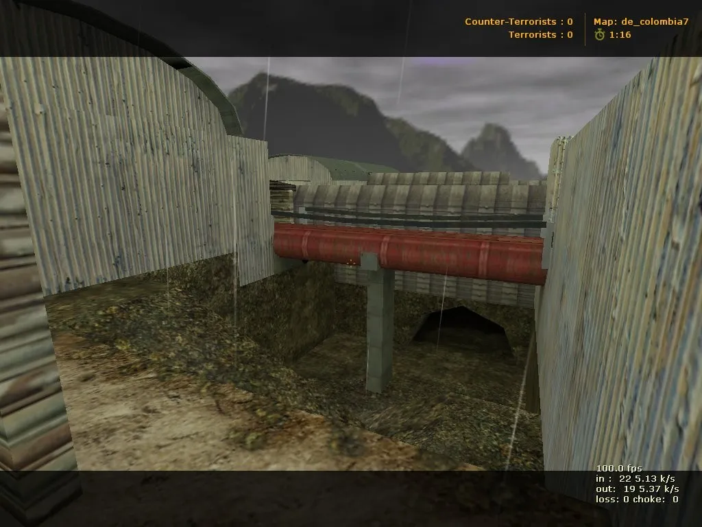 Скриншот  de_colombia для CS 1.6: тактика за CT и T, точки контроля, .nav и оптимизация карты