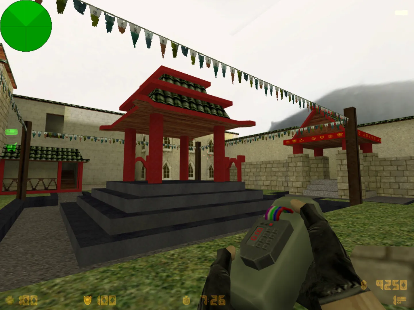 Скриншот  de_china карта для CS 1.6: тактика за CT/T, точки, .nav для ботов, оптимизация wpoly/epoly и советы по установке