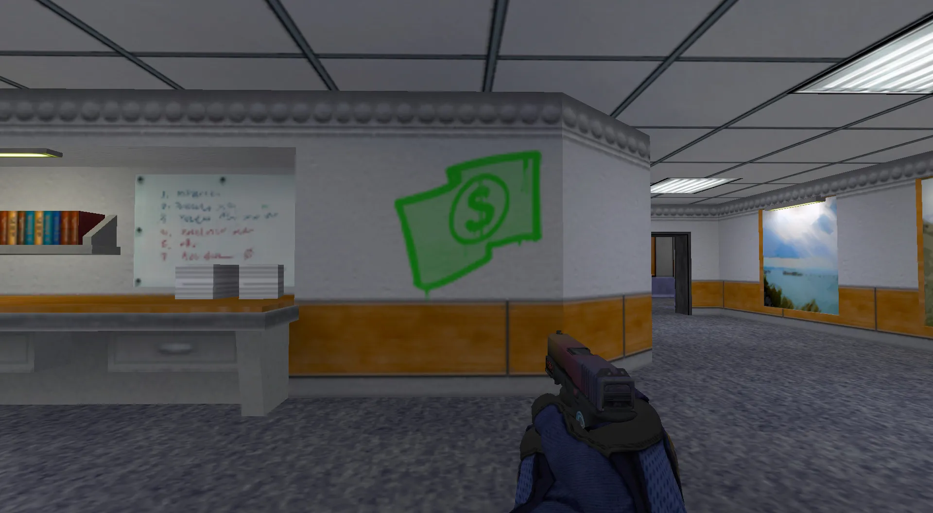 Скриншот Граффити «Сдачи не надо» для CS 1.6 - Уникальный стиль и атмосфера