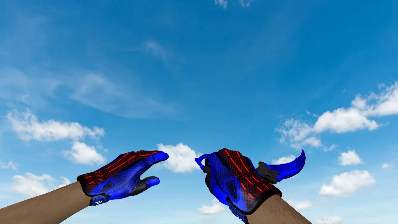 Скриншот Модель ножа Керамбит «Doppler Sapphire» для CS 1.6: v_ p_ w_ модели, звуки, анимация осмотра и качество текстур