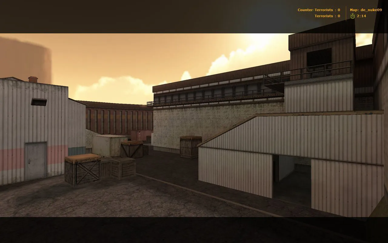 Скриншот  Карта de_nuke09 для CS 1.6: тактика и особенности