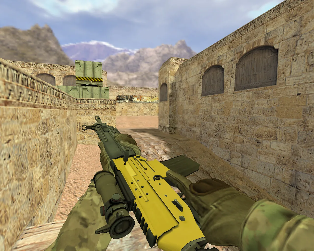 Скриншот Модель «SG-553 Бульдозер» для CS 1.6 - Уникальное оружие