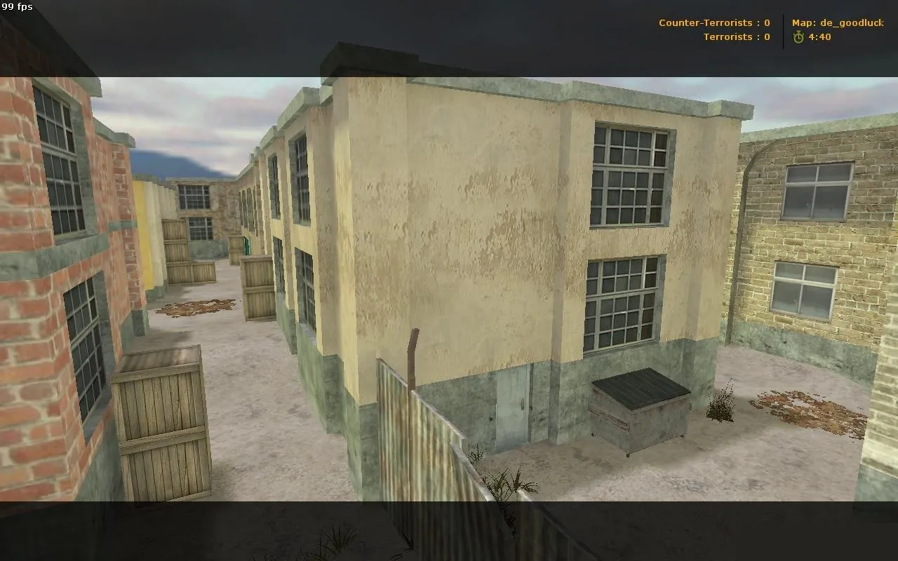 Скриншот  de_goodluck карта для CS 1.6: точки, раунды, .nav и оптимизация wpoly/epoly