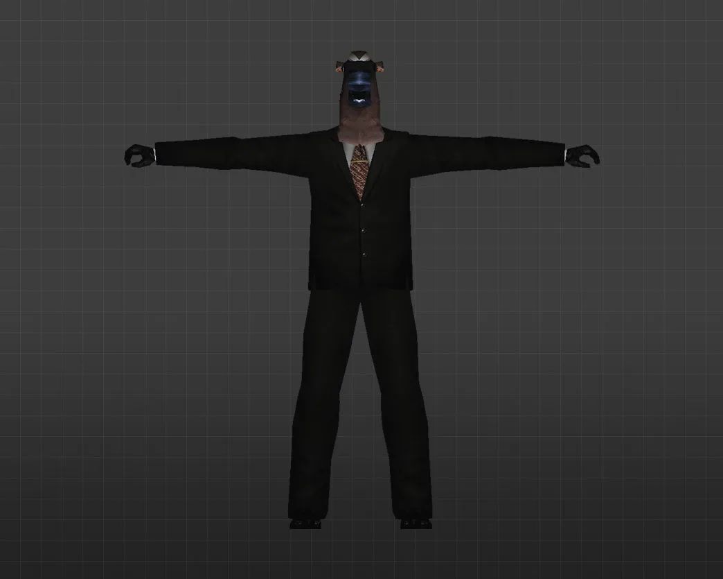 Скриншот Модель «Лошадинная голова» для CS 1.6 - Уникальный скин для вашего персонажа