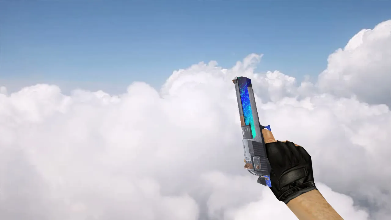 Скриншот Модель «Deagle Overcharged Blue» для CS 1.6 - Скачай сейчас