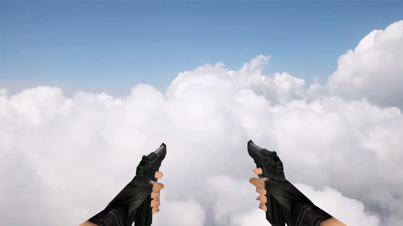 Скриншот Пак HD-пистолетов для CS 1.6: v_ p_ w_ модели, звуки, анимация осмотра, качество текстур