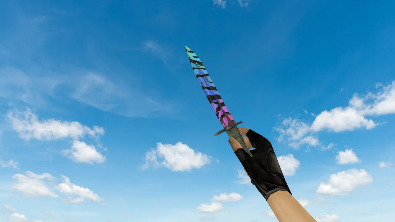 Скриншот Модель Bayonet Superfurry v_ p_ w_ для CS 1.6: звук, анимация осмотра, текстуры и точная подача