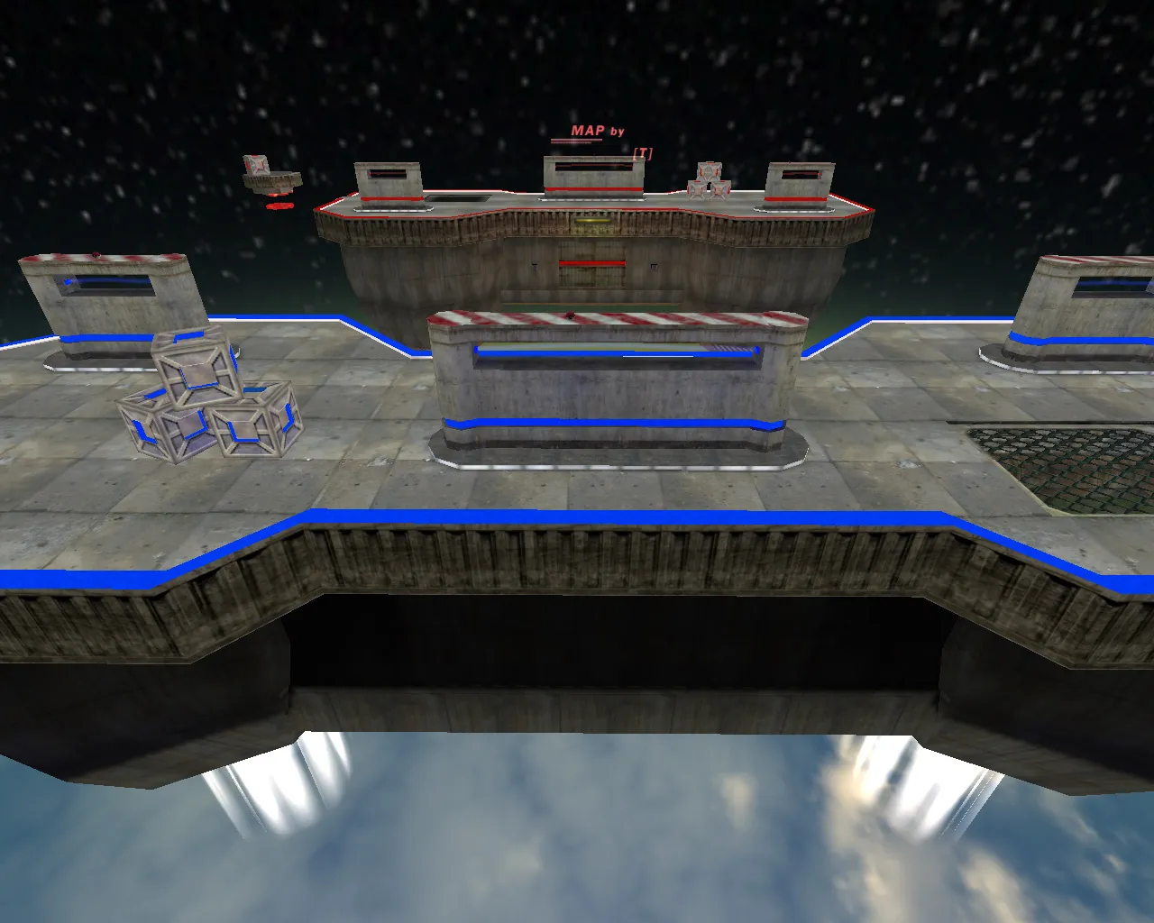 Скриншот  Карта awp_spacewar для CS 1.6: обзор точек, маршруты, оптимизация и .nav для ботов