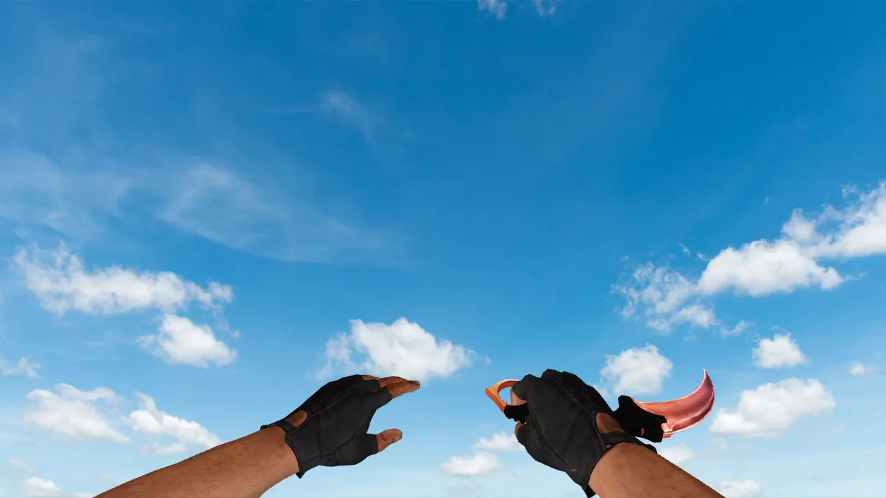 Скриншот Модель «Karambit Bronze» для CS 1.6: v_, p_, w_ нож, звуки, анимации и осмотр