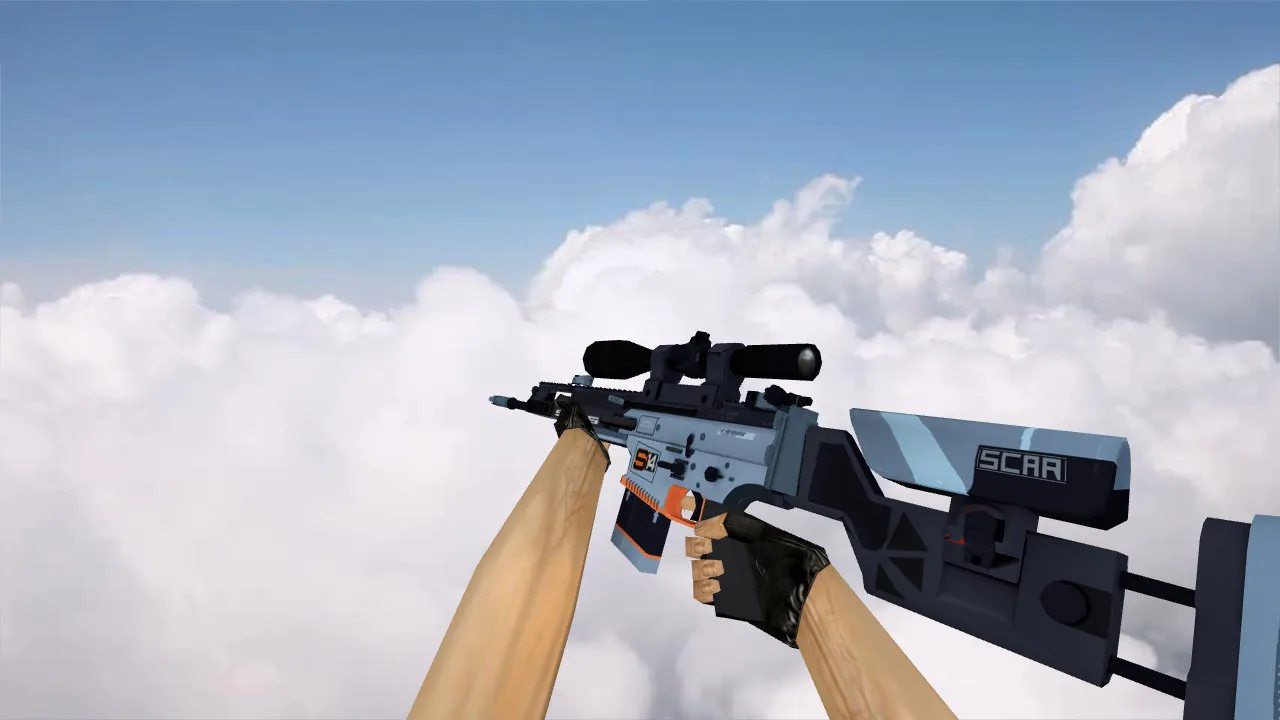 Скриншот Модель SCAR-20 «Фантом» для CS 1.6 - Качественные текстуры и анимации