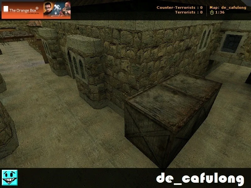 Скриншот  Карта de_cafulong для CS 1.6: тактика, точки, .nav, оптимизация wpoly/epoly и сборка под сервер