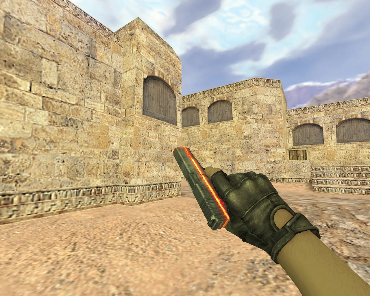 Скриншот Модель «Glock Подземелье» для CS 1.6 - Погружение в атмосферу