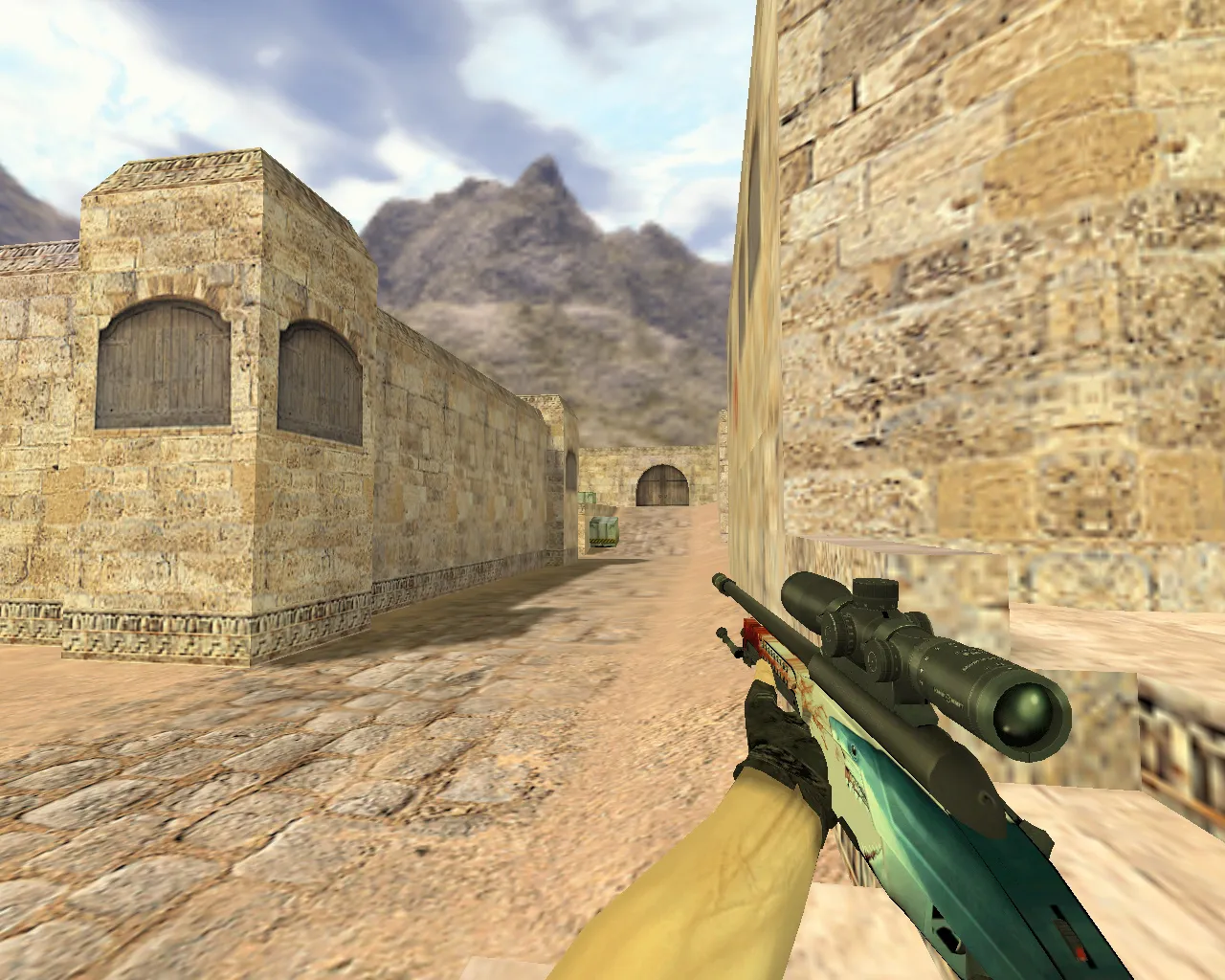 Скриншот Модель «SSG-08 Кровь в воде» для CS 1.6 - качественные текстуры и анимации