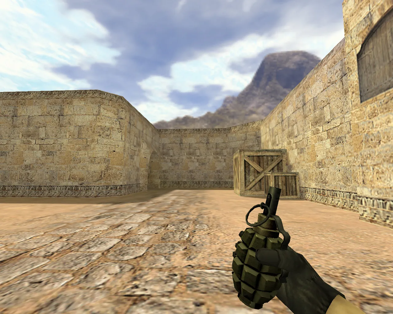 Скриншот v_ и p_ модели реалистичных гранат для CS 1.6: звуки, анимация осмотра и качество текстур