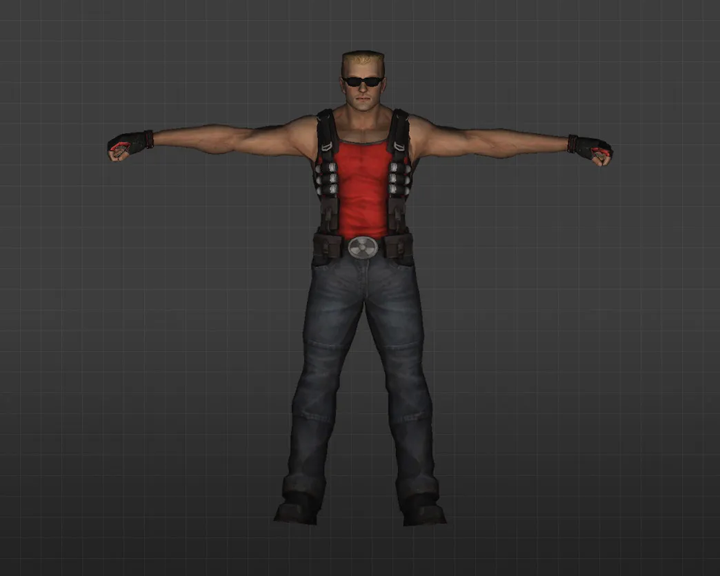 Скриншот Модель «Дюк Нюкем» для CS 1.6 – Уникальный скин для вашего персонажа