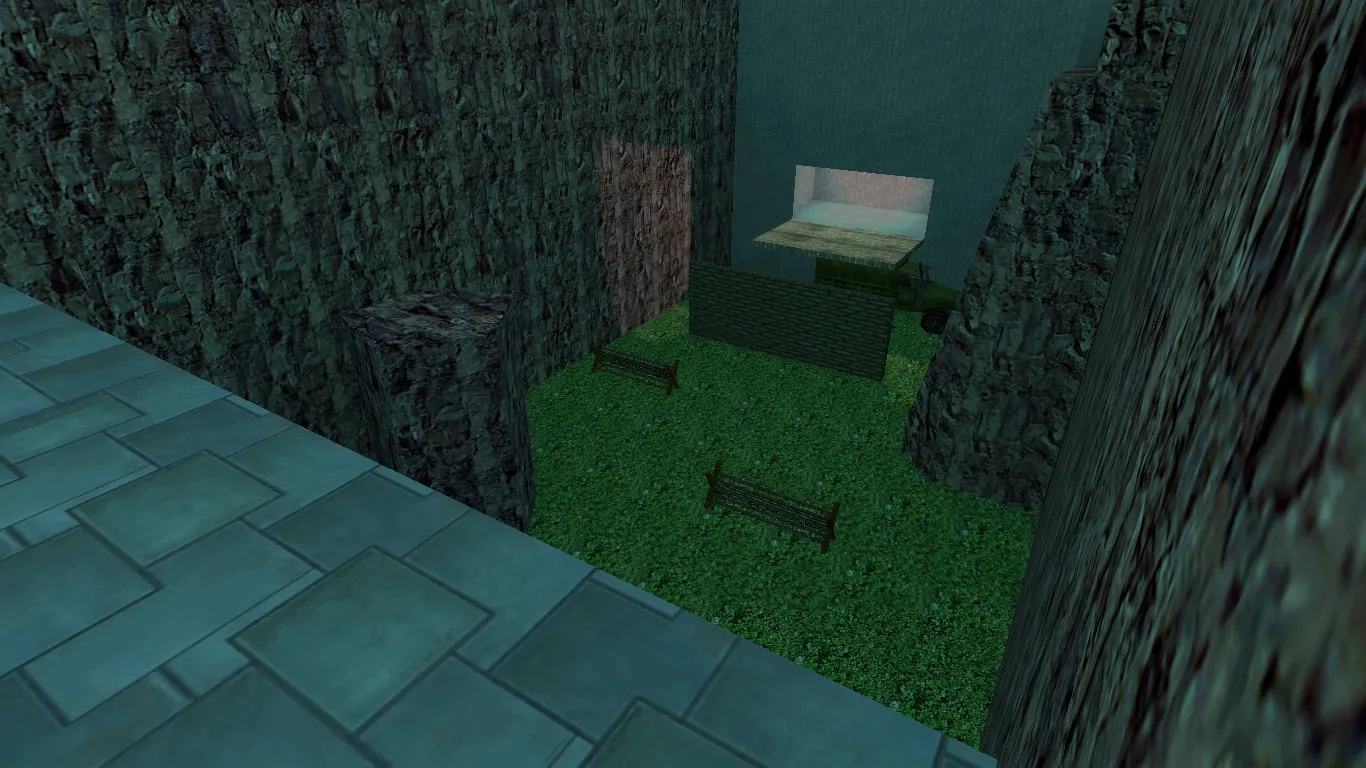 Скриншот Карта de_1on1 для CS 1.6: тактика 1v1, точки, .nav для ботов, оптимизация wpoly/epoly