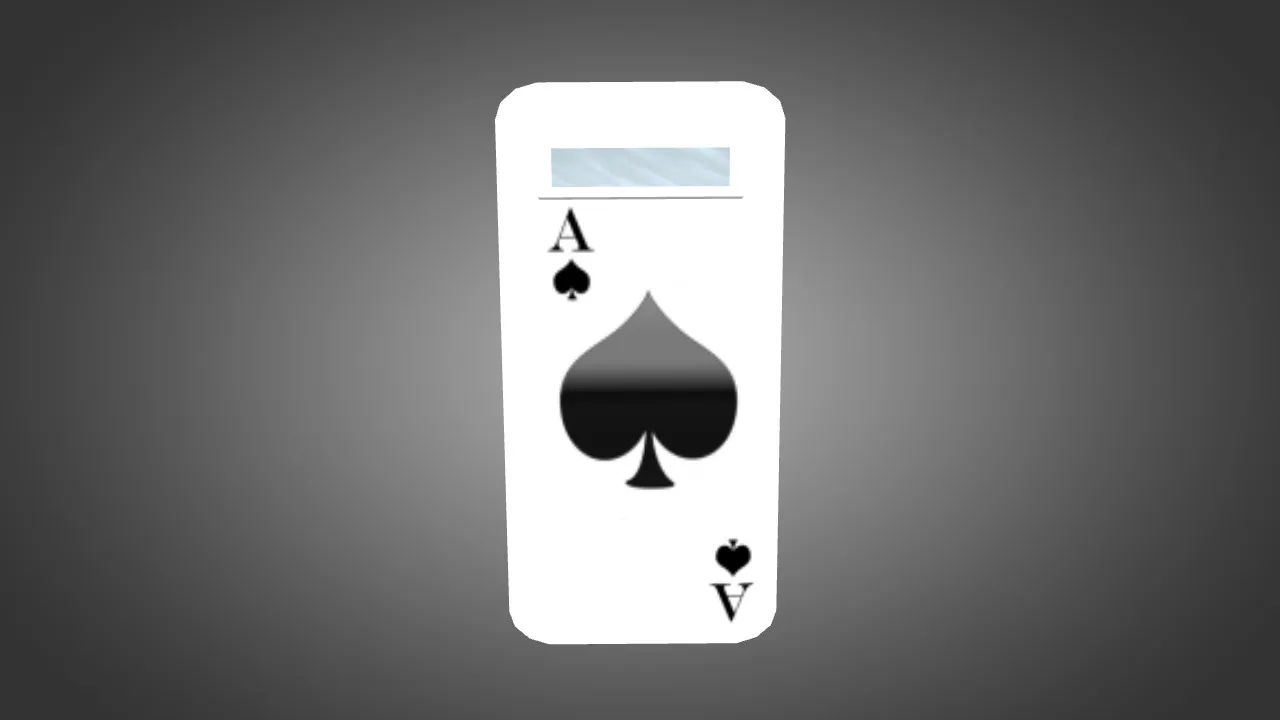 Скриншот Модель «Playing Cards Shield» (щит) для CS 1.6: v_/p_/w_, звуки, анимация осмотра и текстуры