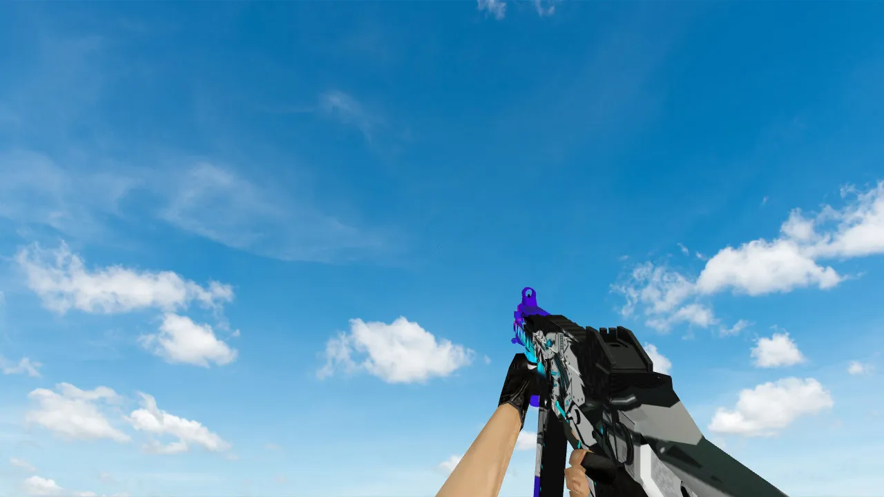 Скриншот Модель UMP-45 Mecha Dragon для CS 1.6 - Качественные текстуры и анимации