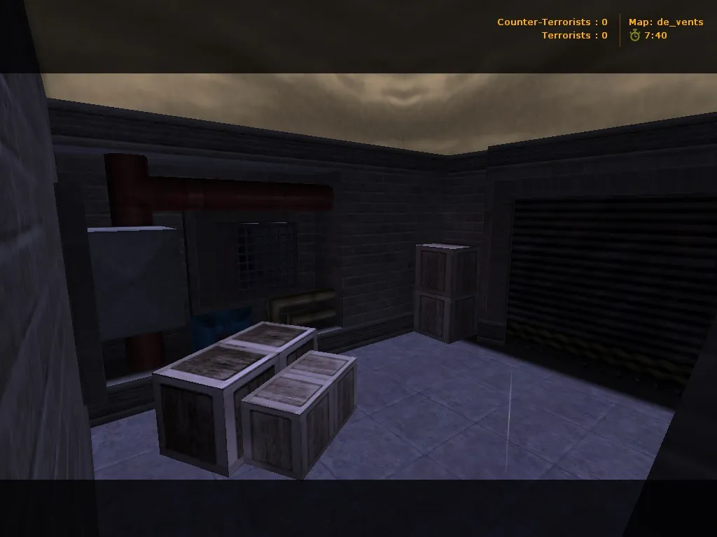 Скриншот  Карта de_vents для CS 1.6 - Тактические возможности и подробности