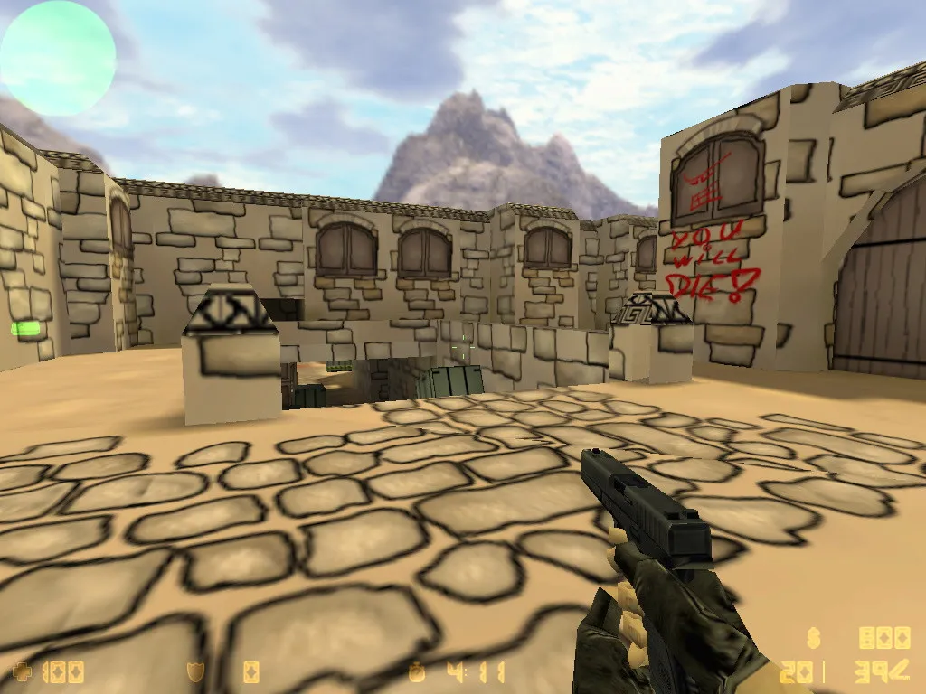 Скриншот  Карта «de_nodust» для CS 1.6 - Оптимизация и тактика