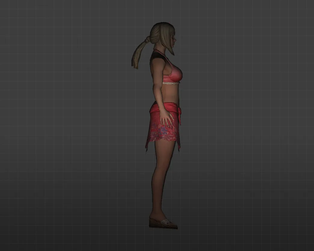 Скриншот Модель «девушка в купальнике» для CS 1.6 - Уникальный скин для игры