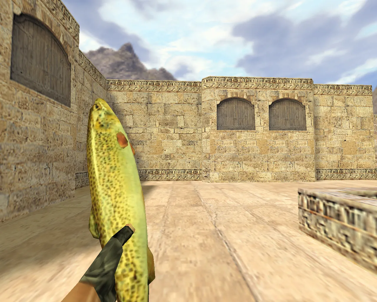 Скриншот Модель «Рыба-нож» для CS 1.6: v_, p_, w_ модели, звуки, анимация осмотра и качество текстур