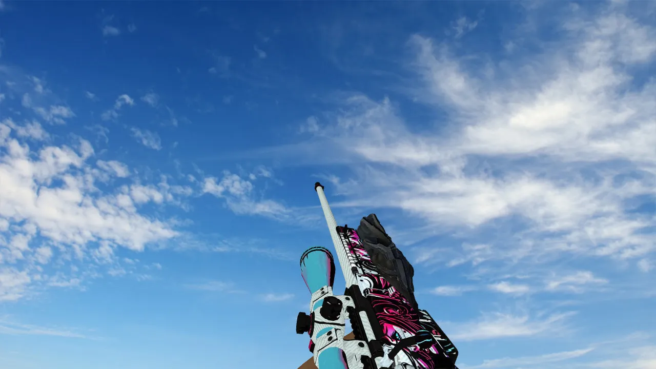 Скриншот Модель AWP Неонуар для CS 1.6: Качество и Уникальность