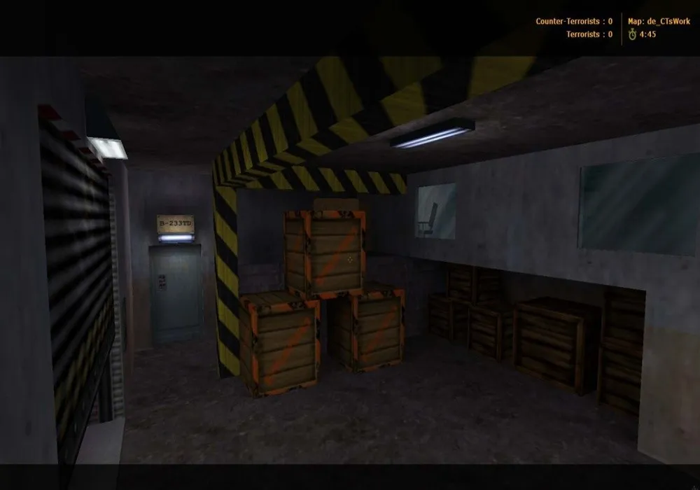Скриншот  de_ctswork для CS 1.6: тактика за CT, точки контроля и настройка сервера без лагов