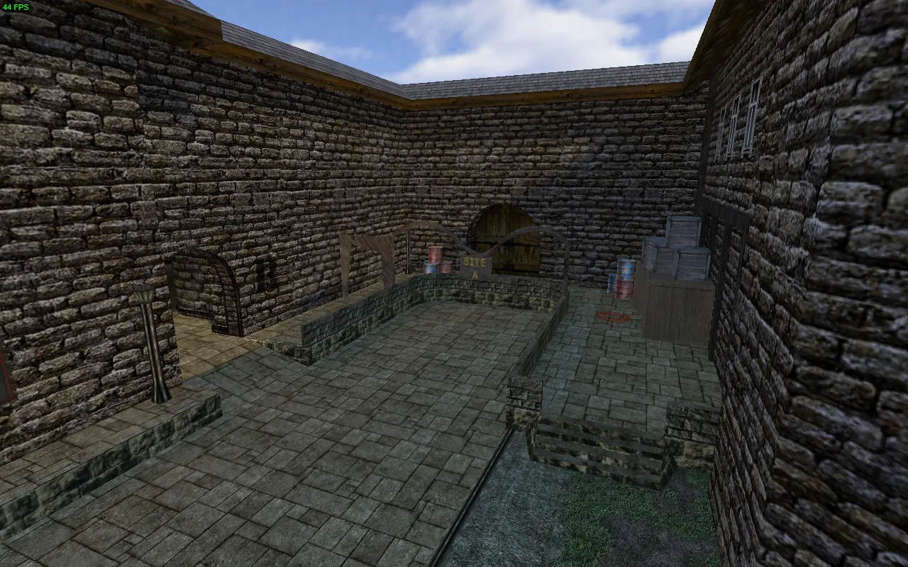 Скриншот  Карта de_kobbl для CS 1.6 - Тактические преимущества и детали